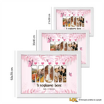 Quadro Personalizzato Mamma con Scritta MOM e 3 Foto - Idea Regalo Unica-Quadro-Lol T-shirt