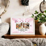 Quadro Personalizzato Mamma con Scritta MOM e 3 Foto - Idea Regalo Unica-Quadro-Lol T-shirt