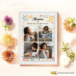 Quadro Personalizzato per Mamma con 4 Foto e Dedica - Regalo Speciale-Quadro-Lol T-shirt