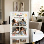 Quadro Personalizzato per Mamma con 4 Foto e Dedica - Regalo Speciale-Quadro-Lol T-shirt