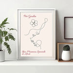 Quadro Personalizzato Una Mamma Speciale (Cornice Bianca)-Quadro-Lol T-shirt