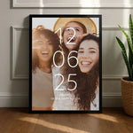 Quadro Regalo Personalizzato con Foto, Data e Nomi-Quadro-Lol T-shirt