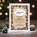 Quadro Attestato Miglior Rappresentante di Classe con Nome Stampato, Cornice Bianca 21x30 cm