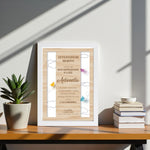 Quadro Attestato di Merito per Rappresentante di Classe Personalizzato con Nome e Dedica – Cornice Bianca