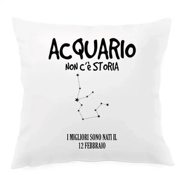 Regalo Acquario – Cuscino Acquario con data-Cuscino personalizzato-Lol T-shirt