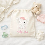 Sacca Nascita Elefantino Rosa Bebe-Sacca Nascita-Lol T-shirt