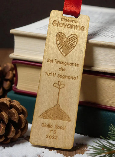 Segnalibro Regalo Maestra