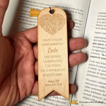 Segnalibro Regalo Maestra in legno con dedica personalizzata-Segnalibro Regalo Maestra-Lol T-shirt