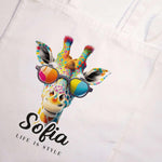 Shopper Giraffa Personalizzata Nome-Shopper-Lol T-shirt