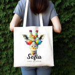 Shopper Giraffa Personalizzata Nome-Shopper-Lol T-shirt
