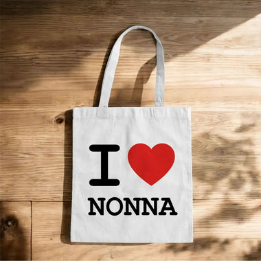 Shopper I Love Nonna - Regalo Festa dei nonni – Idea Regalo per i Nonni, Festa dei Nonni-Shopper-Lol T-shirt