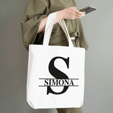 Shopper Personalizzata con Iniziale e Nome-Shopper-Lol T-shirt