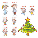 Shopper Personalizzata con Nomi Ritratto di Famiglia Natale-Shopper-Lol T-shirt