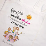 Shopper Personalizzata Grazie Maestra per Averci Aiutato a crescere-Shopper-Lol T-shirt