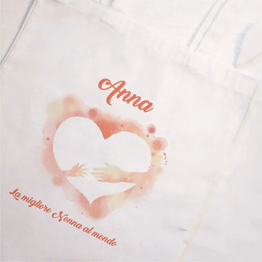 Shopper Personalizzata La migliore nonna al mondo – Idea Regalo per i Nonni, Festa dei Nonni-Shopper-Lol T-shirt