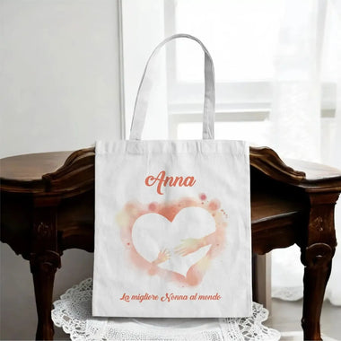 Shopper Personalizzata La migliore nonna al mondo – Idea Regalo per i Nonni, Festa dei Nonni-Shopper-Lol T-shirt