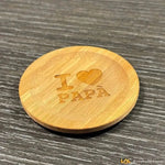 Sottobicchiere I Love Papa - Idea regalo per papà-Lol T-shirt