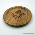 Sottobicchiere I Love Papa - Idea regalo per papà-Lol T-shirt