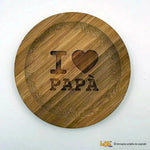 Sottobicchiere I Love Papa - Idea regalo per papà-Lol T-shirt