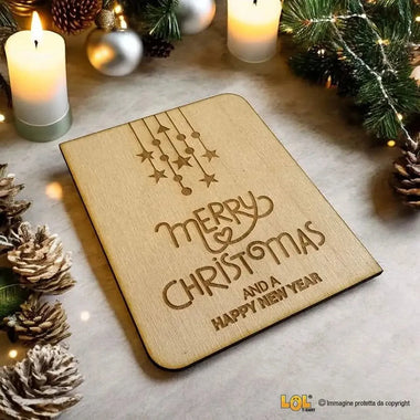 Sottobicchieri Merry Christmas and Happy New Year-Sottobicchiere-Lol T-shirt