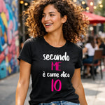 T-shirt Donna Secondo me è come dico io
