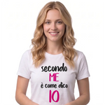 T-shirt Donna Secondo me è come dico io