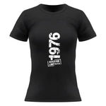 T-shirt Donna 1976 Edizione Limitata Con Anno Personalizzabile-T-shirt-Lol T-shirt