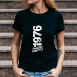 T-shirt Donna 1976 Edizione Limitata Con Anno Personalizzabile-T-shirt-Lol T-shirt