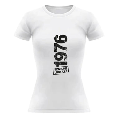 T-shirt Donna 1976 Edizione Limitata Con Anno Personalizzabile-T-shirt-Lol T-shirt