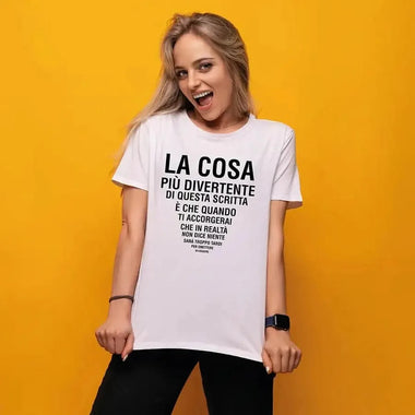 T-shirt Donna Divertente con scritta-T-shirt-Lol T-shirt