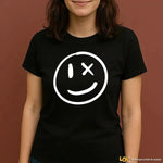 T-shirt Donna Divertente Estiva Sorriso-T-shirt-Lol T-shirt