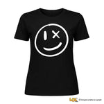 T-shirt Donna Divertente Estiva Sorriso-T-shirt-Lol T-shirt