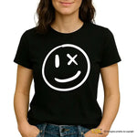 T-shirt Donna Divertente Estiva Sorriso-T-shirt-Lol T-shirt