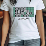 T-shirt Donna Divertente Le Amazzoni - La Ruota della Fortuna-T-shirt-Lol T-shirt