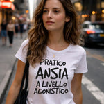 T-shirt Donna Pratico ansia a livello agonistico