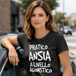 T-shirt Donna Pratico ansia a livello agonistico