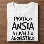 T-shirt Donna Pratico ansia a livello agonistico