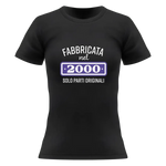 T-shirt Donna Fabbricata nel 2000 Solo Parti Originali Con Anno Personalizzabile-T-shirt-Lol T-shirt