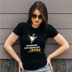 T-shirt Donna Frequento solo gente per bere-T-shirt-Lol T-shirt