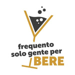 T-shirt Donna Frequento solo gente per bere-T-shirt-Lol T-shirt