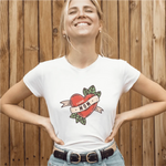 T-shirt Donna I Love Mom-T-shirt-Lol T-shirt