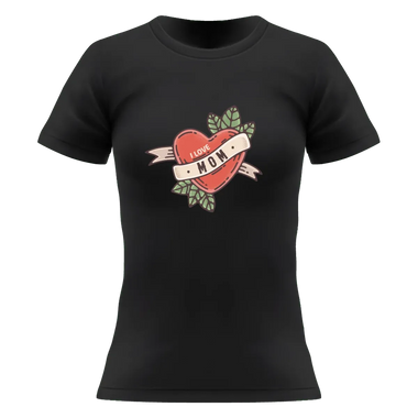 T-shirt Donna I Love Mom-T-shirt-Lol T-shirt