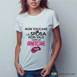 T-shirt Donna Kit Addio al Nubilato "Keep Calm" - Idea Regalo per la Sposa-T-shirt-Lol T-shirt