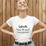 T-shirt Donna La Mamma Migliore del Mondo Personalizzata con Nome-T-shirt-Lol T-shirt