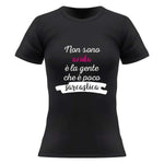 T-shirt Donna Non sono acida è la gente che è poco sarcastica-T-shirt-Lol T-shirt