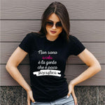 T-shirt Donna Non sono acida è la gente che è poco sarcastica-T-shirt-Lol T-shirt