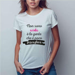 T-shirt Donna Non sono acida è la gente che è poco sarcastica-T-shirt-Lol T-shirt