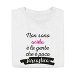 T-shirt Donna Non sono acida è la gente che è poco sarcastica-T-shirt-Lol T-shirt