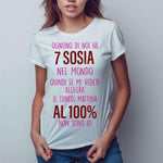 T-shirt Donna Ognuno di noi ha 7 sosia nel mondo-T-shirt-Lol T-shirt