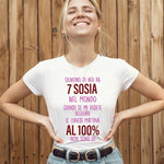 T-shirt Donna Ognuno di noi ha 7 sosia nel mondo-T-shirt-Lol T-shirt